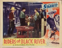 Riders of Black River Canvas Poster