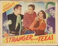 The Stranger from Texas Canvas Poster