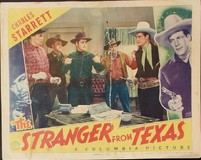 The Stranger from Texas Canvas Poster