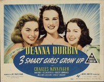 Three Smart Girls Grow Up Poster with Hanger