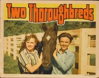 Two Thoroughbreds Wooden Framed Poster