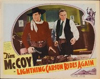 Lightning Carson Rides Again Poster with Hanger