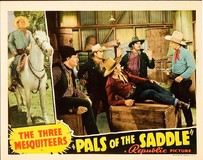 Pals of the Saddle Wooden Framed Poster
