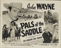 Pals of the Saddle Wooden Framed Poster