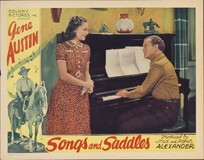 Songs and Saddles Wooden Framed Poster