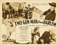 Two-Gun Man from Harlem tote bag