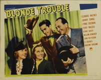 Blonde Trouble Wooden Framed Poster
