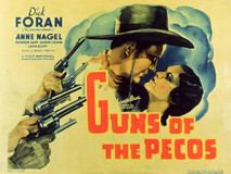 Guns of the Pecos Poster with Hanger