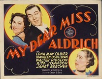 My Dear Miss Aldrich Poster with Hanger