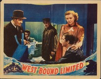 West Bound Limited Wooden Framed Poster
