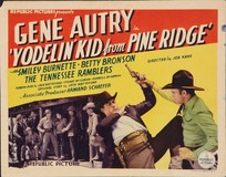 Yodelin' Kid from Pine Ridge Canvas Poster