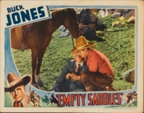 Empty Saddles Metal Framed Poster
