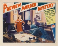 The Preview Murder Mystery Metal Framed Poster