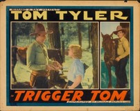 Trigger Tom Metal Framed Poster