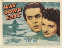 Way Down East Wooden Framed Poster