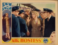 Air Hostess Wooden Framed Poster