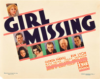 Girl Missing Wooden Framed Poster