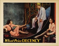 What Price Decency Poster with Hanger