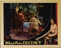What Price Decency Canvas Poster