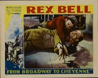 Broadway to Cheyenne Wooden Framed Poster