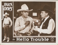 Hello Trouble Metal Framed Poster