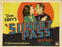 Sunset Pass Poster with Hanger