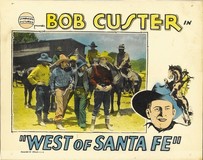 West of Santa Fe Metal Framed Poster
