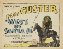West of Santa Fe Wooden Framed Poster