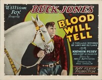 Blood Will Tell Metal Framed Poster