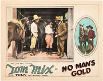 No Man's Gold Wooden Framed Poster