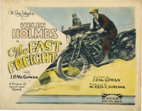 The Fast Freight Wooden Framed Poster