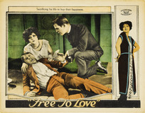 Free to Love Wooden Framed Poster