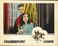 Thundering Hoofs Wooden Framed Poster