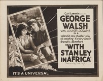 With Stanley in Africa Wooden Framed Poster