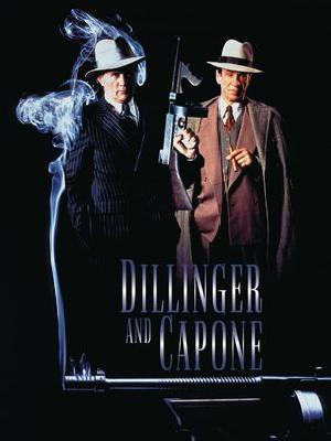 Dillinger and Capone Poster with Hanger