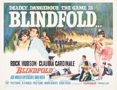 Blindfold Wooden Framed Poster