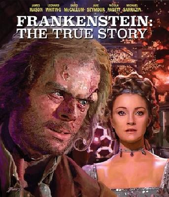 Frankenstein: The True Story Wooden Framed Poster