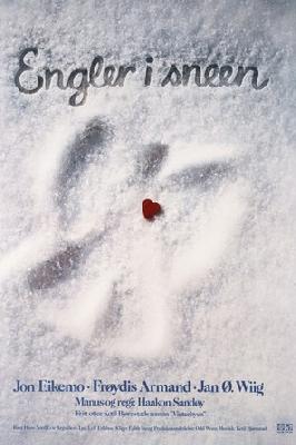 Engler i sneen Wooden Framed Poster