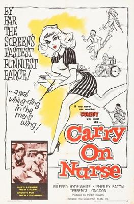 Carry on Nurse Poster with Hanger