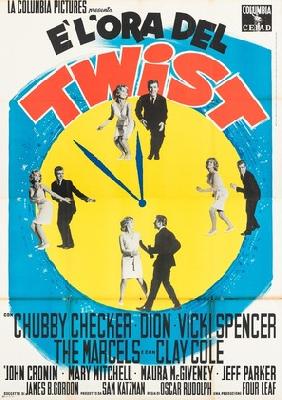 Twist Around the Clock Canvas Poster