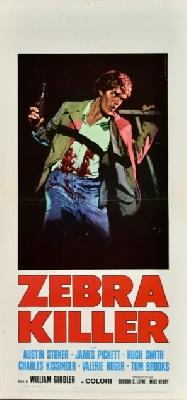 The Zebra Killer Wooden Framed Poster