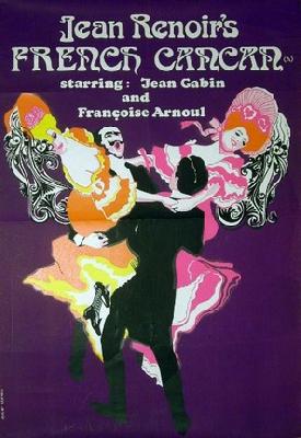 French Cancan Poster with Hanger