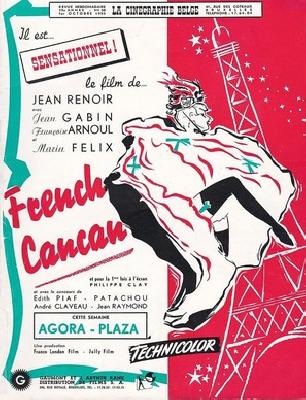 French Cancan Wooden Framed Poster