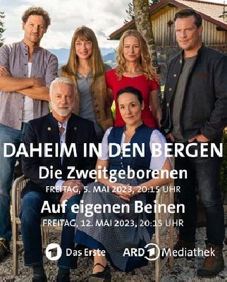 Daheim in den Bergen Metal Framed Poster