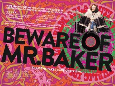 Beware of Mr. Baker Metal Framed Poster