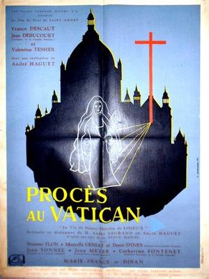 Procès au Vatican Canvas Poster