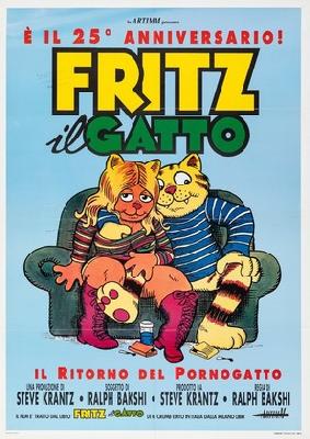 Fritz the Cat Wooden Framed Poster