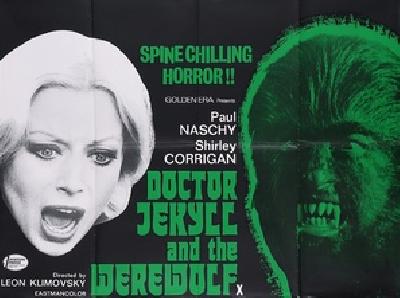 Dr. Jekyll y el Hombre Lobo Metal Framed Poster