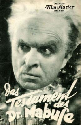 Das Testament des Dr. Mabuse Poster with Hanger