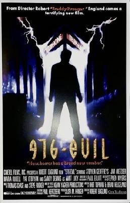 976-EVIL Poster with Hanger